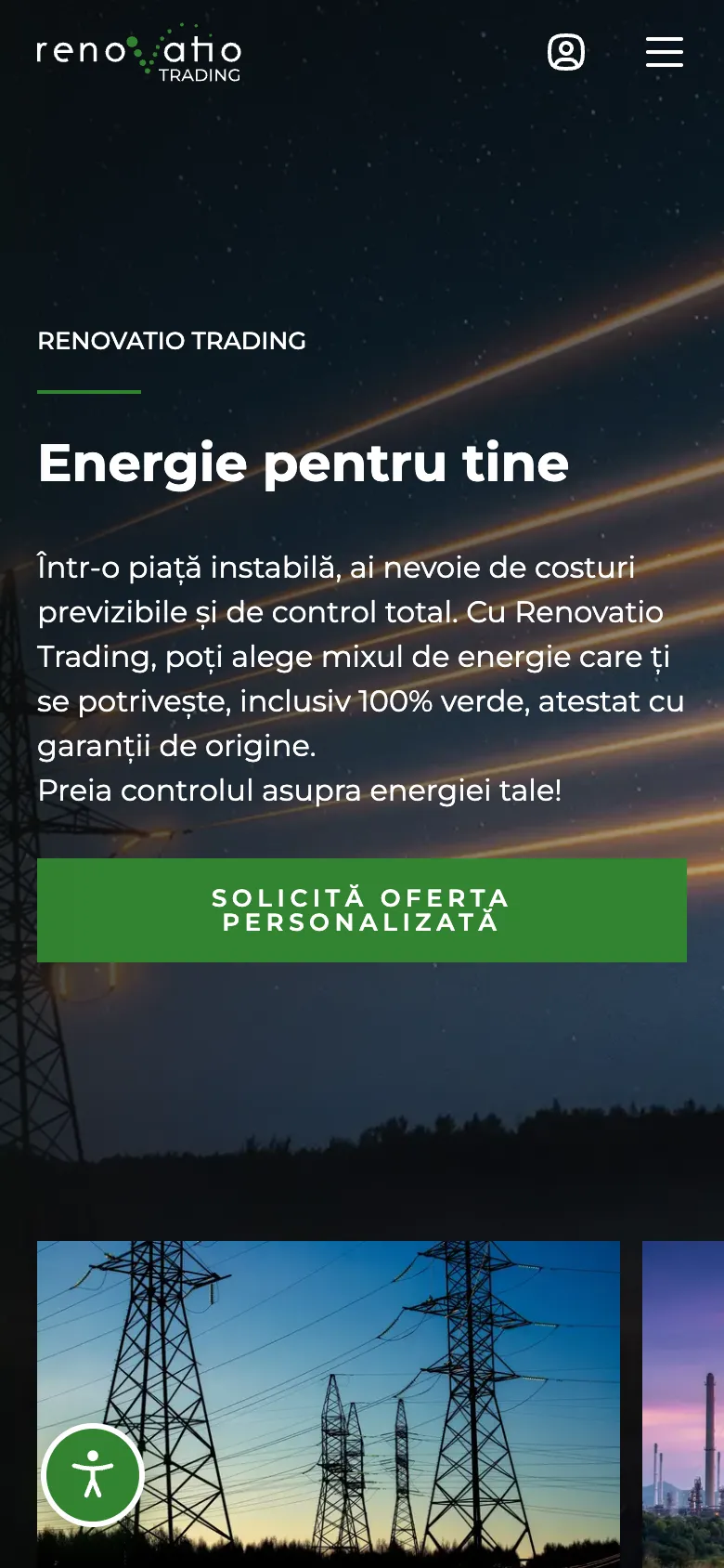 Renovatio Trading on a phone